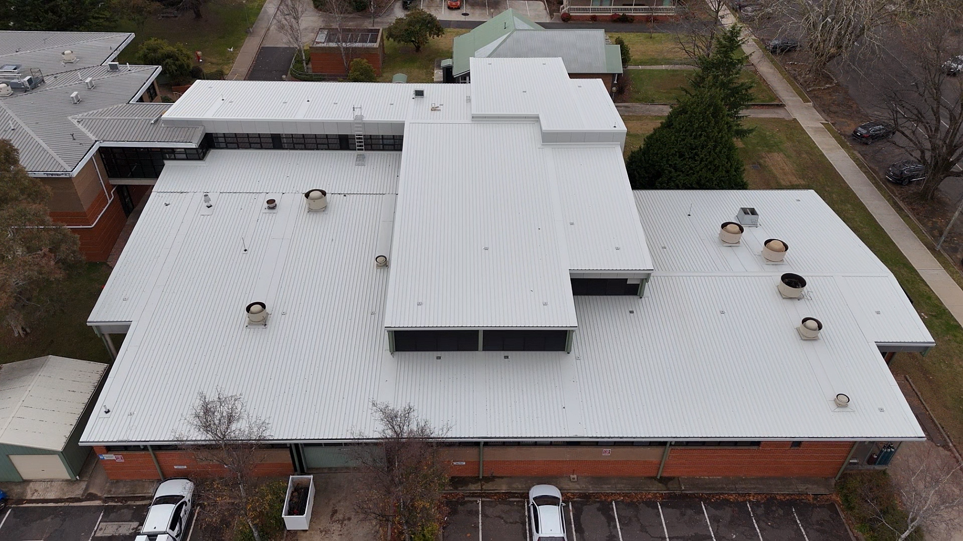 After: completed re-roof by BB Building Services