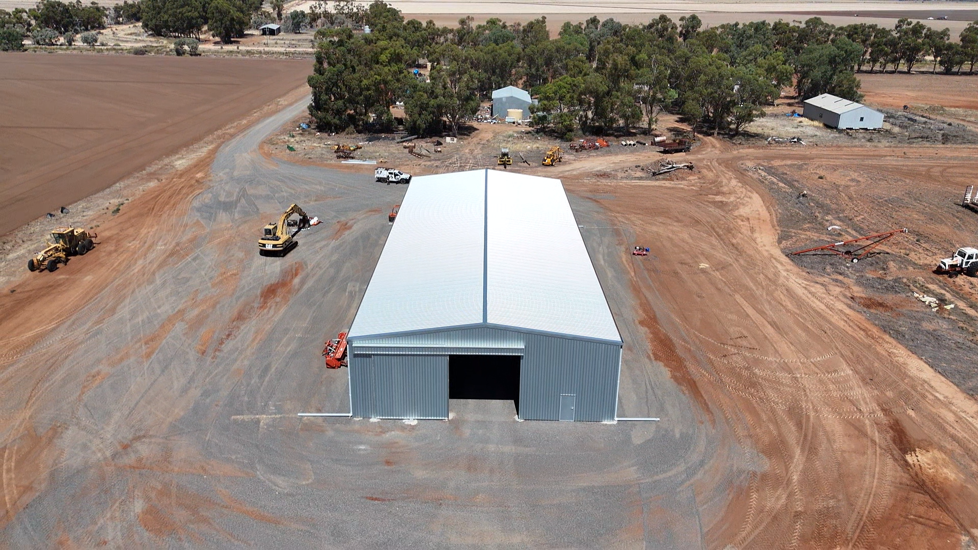 Custom steel shed and structure