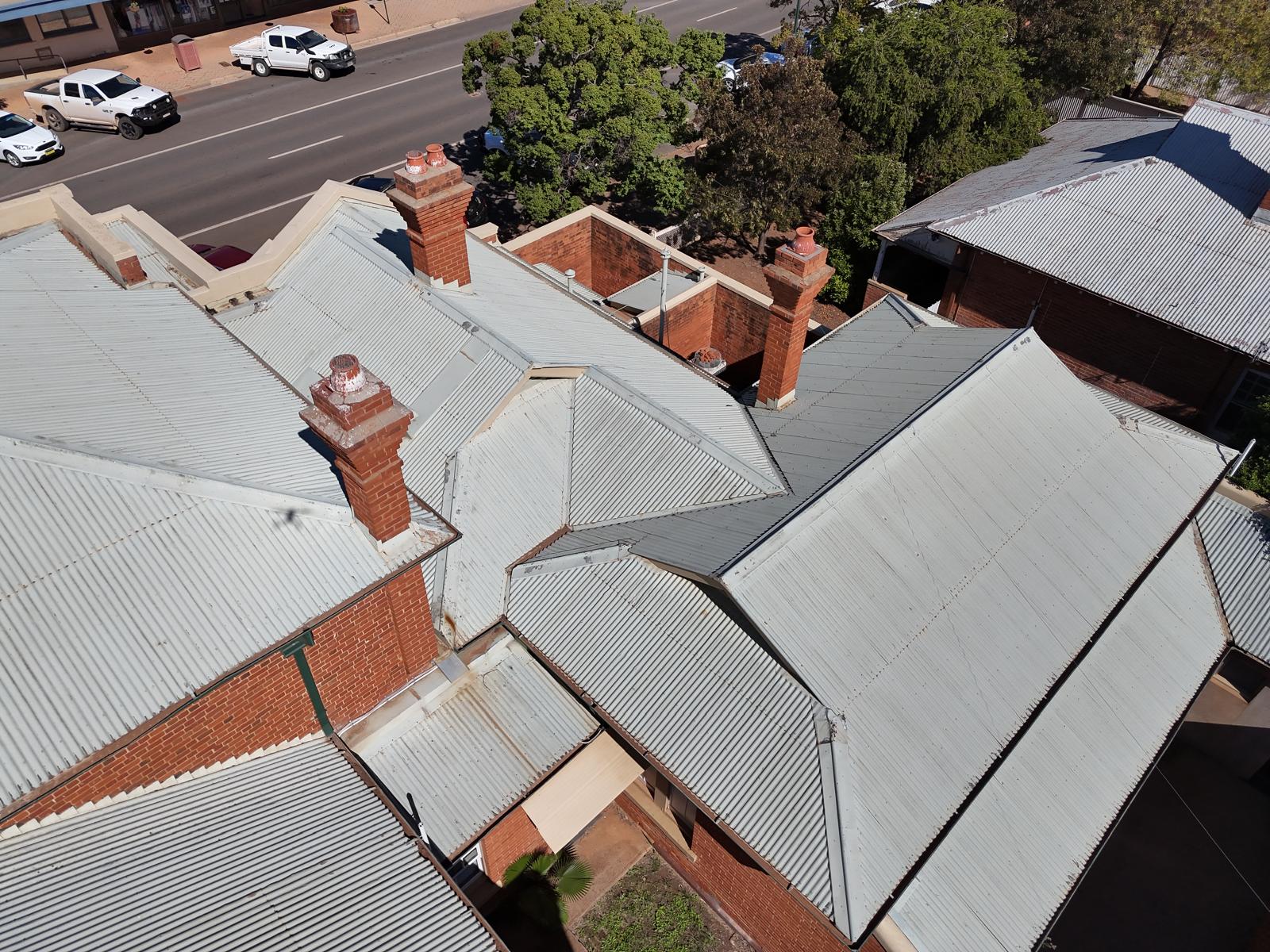 Before: original roof