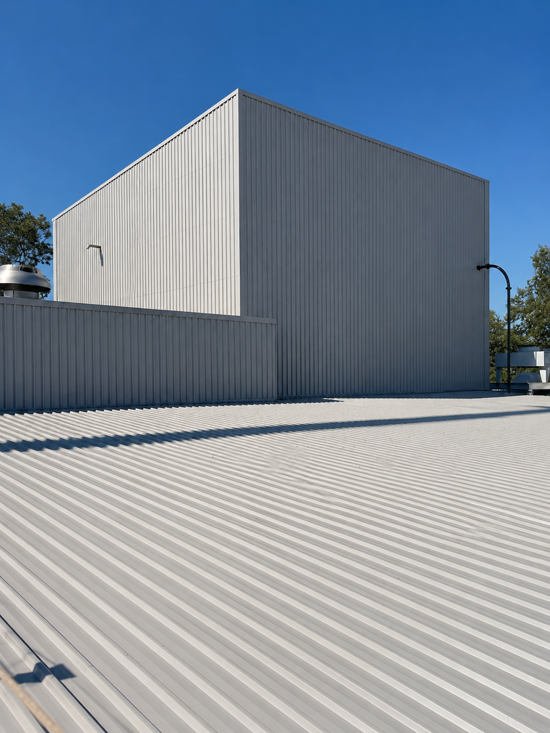 Commercial roofing project