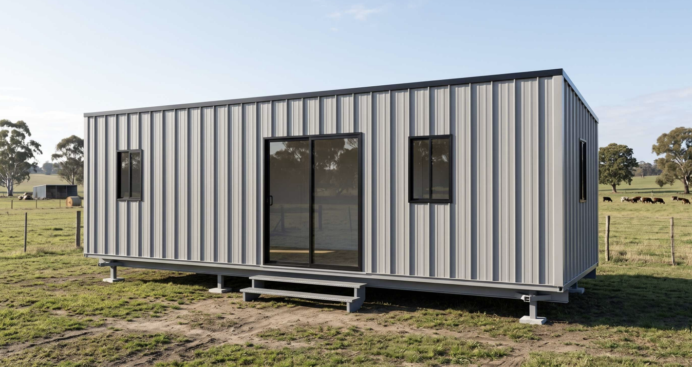 Modular living and laundry block