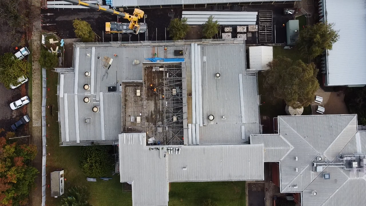Before: original roof
