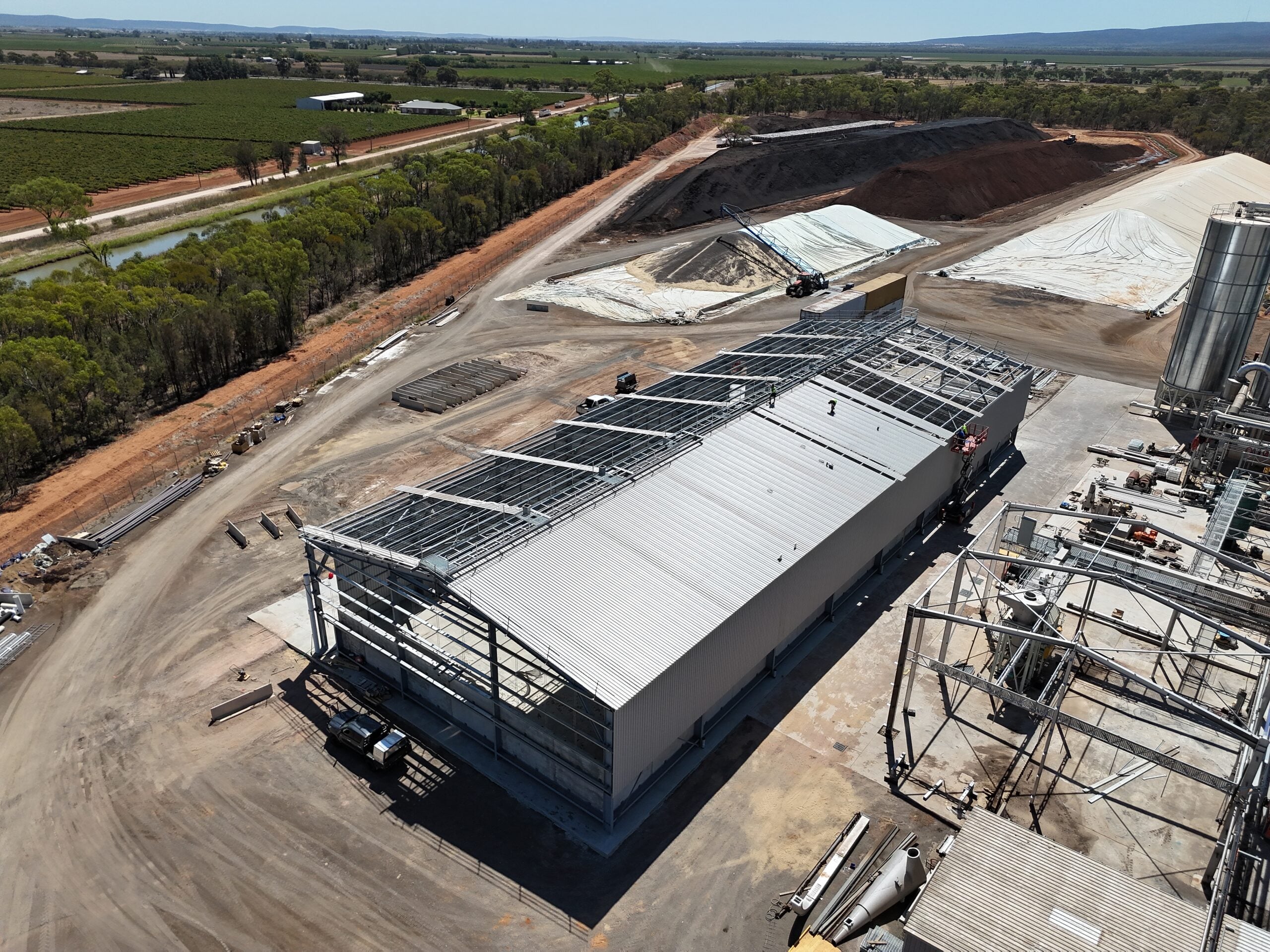 Commercial and industrial roofing project