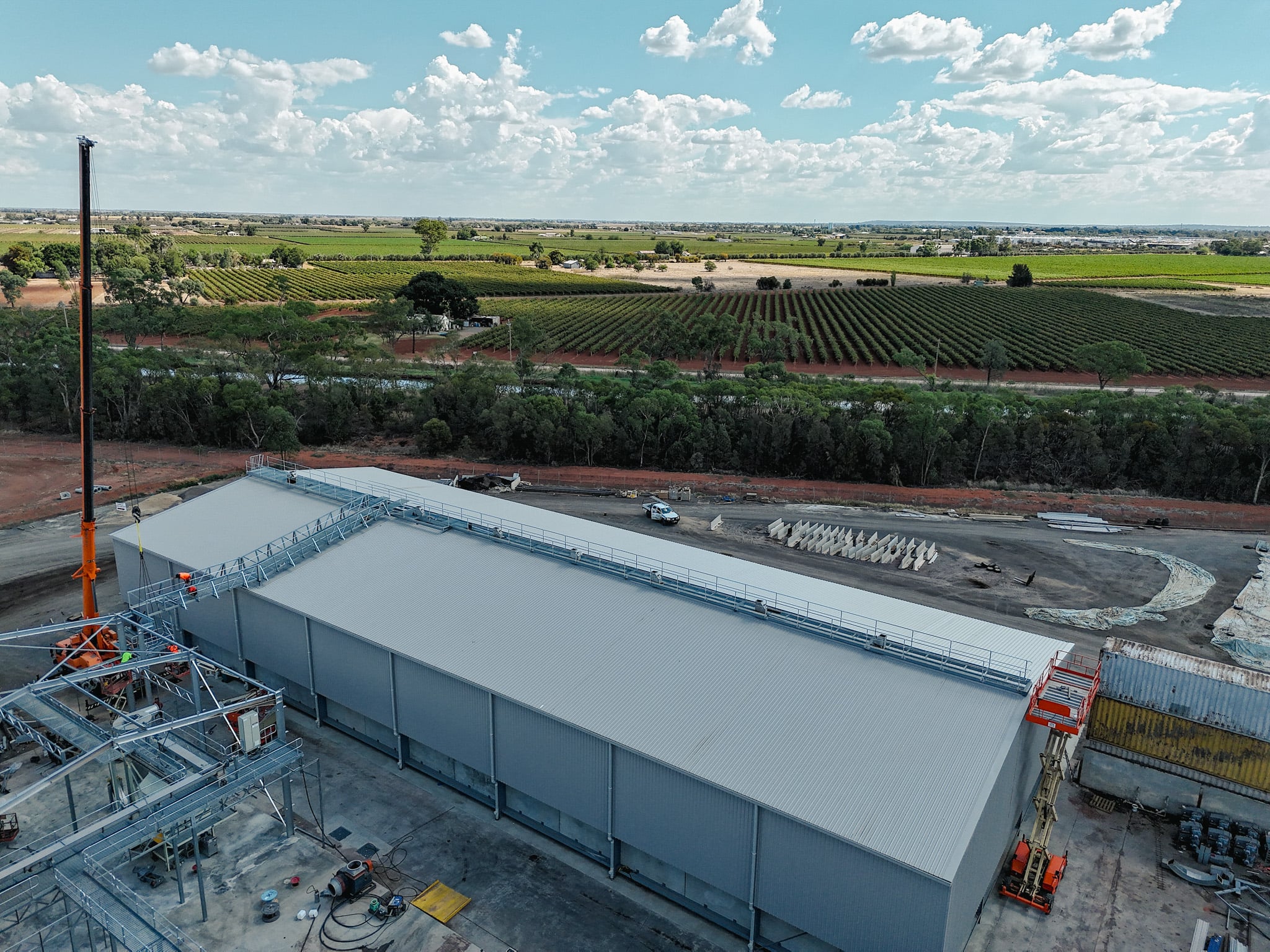 Farm shed and rural facility construction