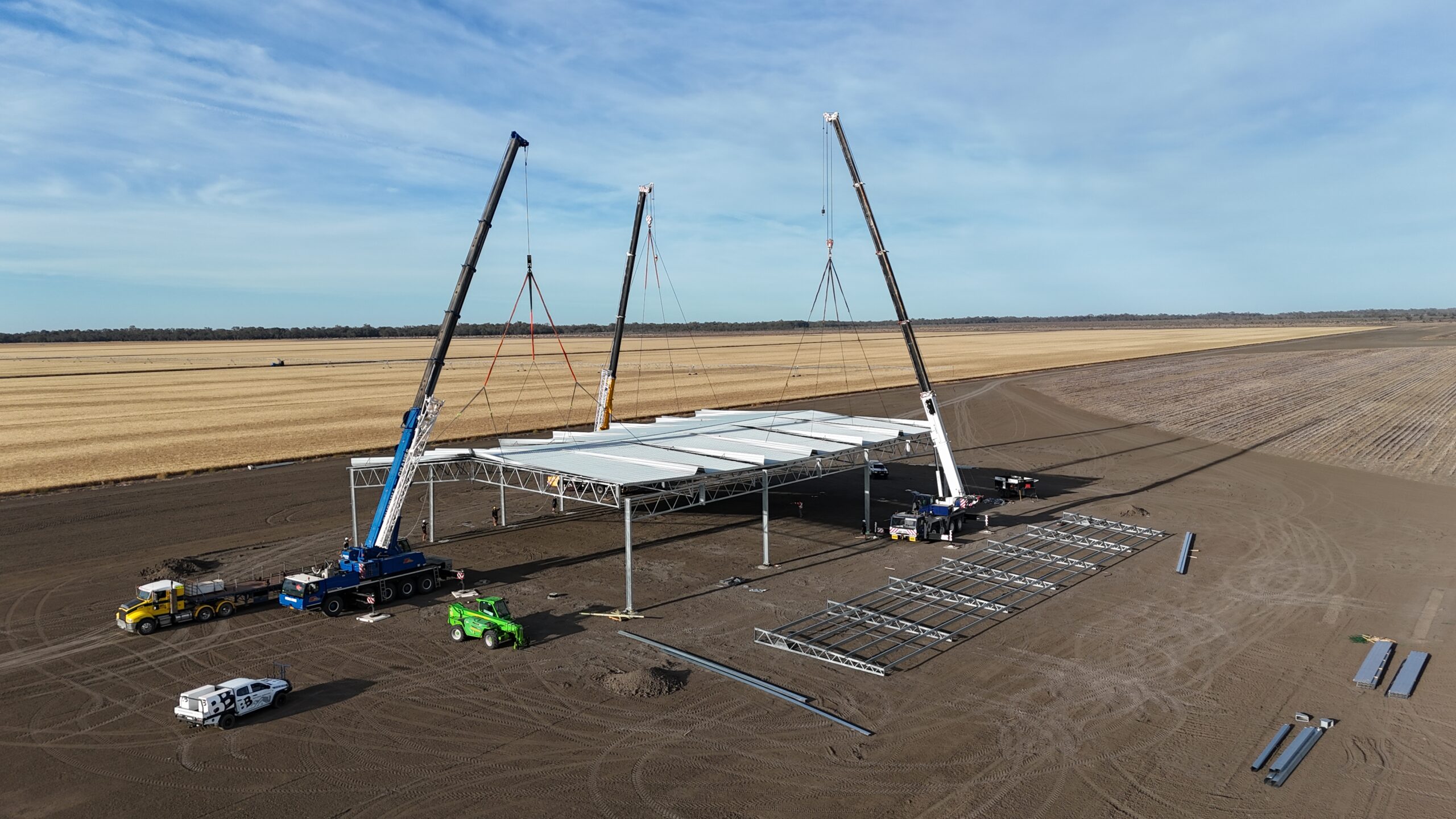 Farm shed construction Riverina NSW