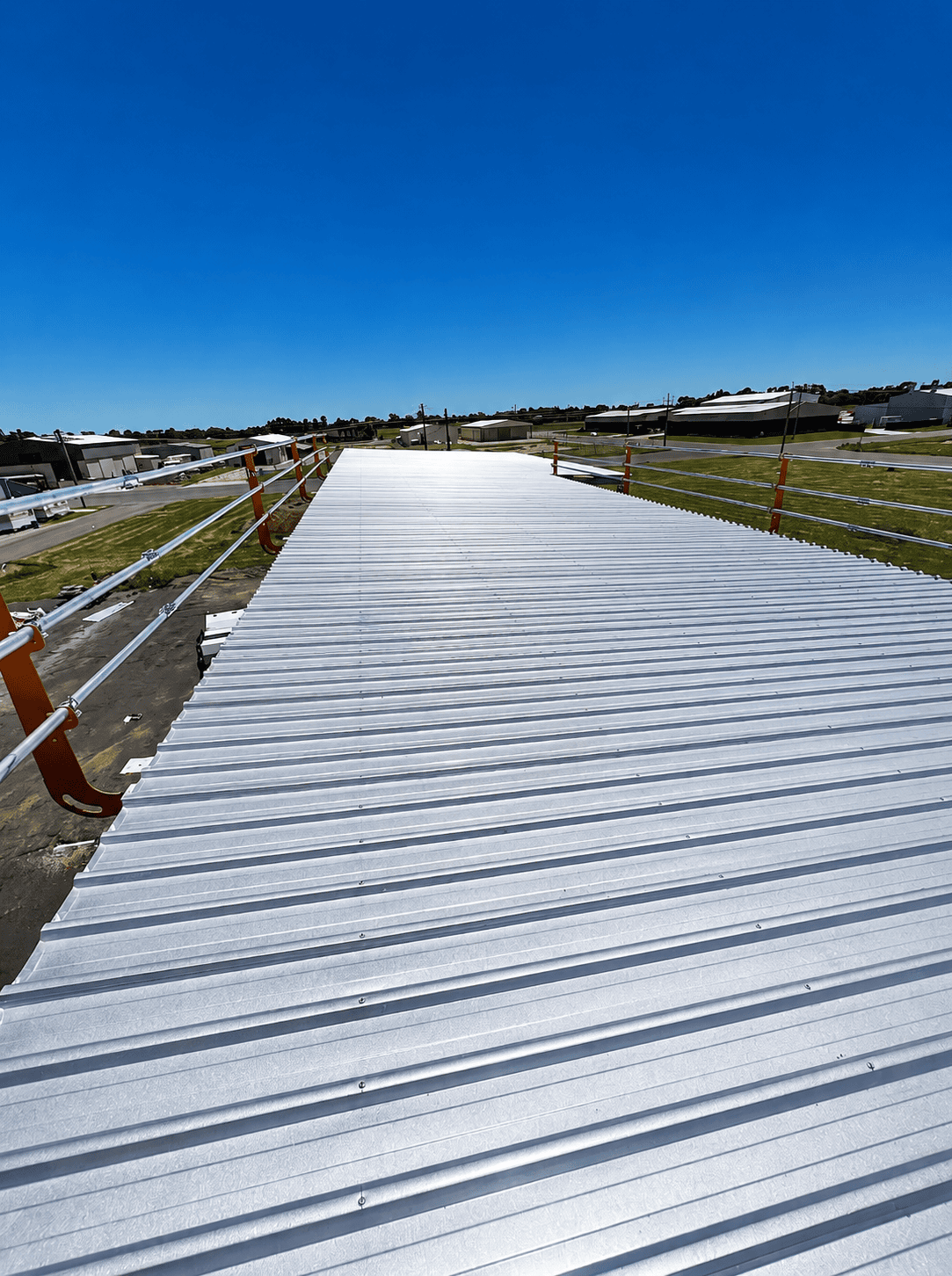 Roof repair project