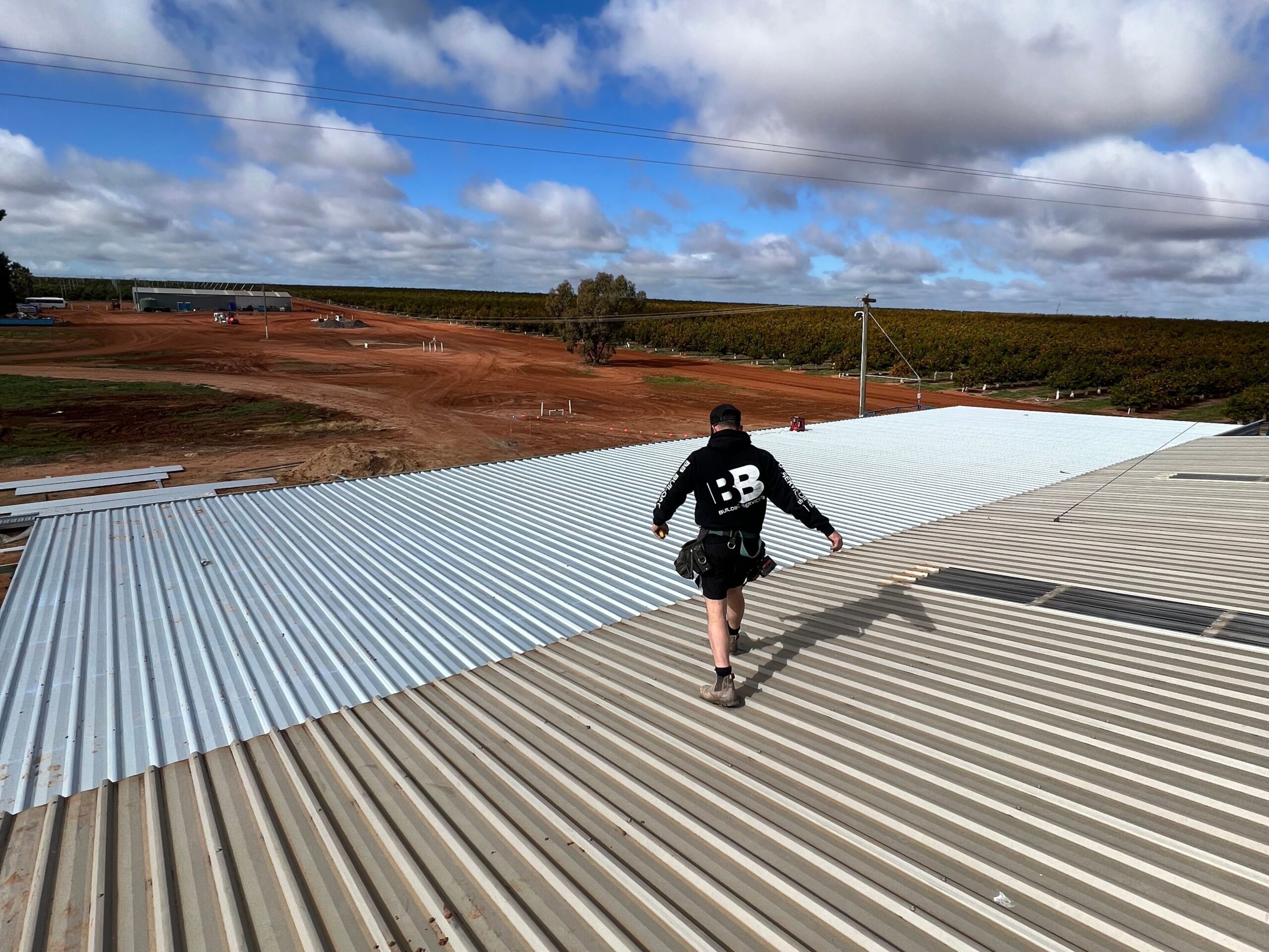 Re-roofing a commercial building that stays open